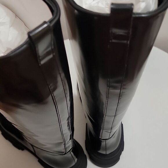 Gia Borghini Black Combat Boots - Picture 8 of 16